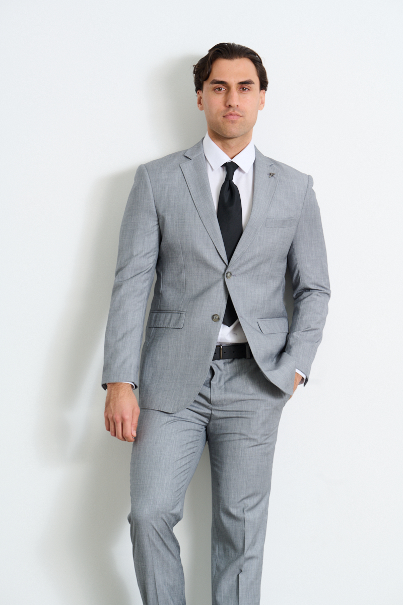 Men's Grey Suit Summer Causal Party Wear Blazer Slim Fit Tuxedos Tailored
